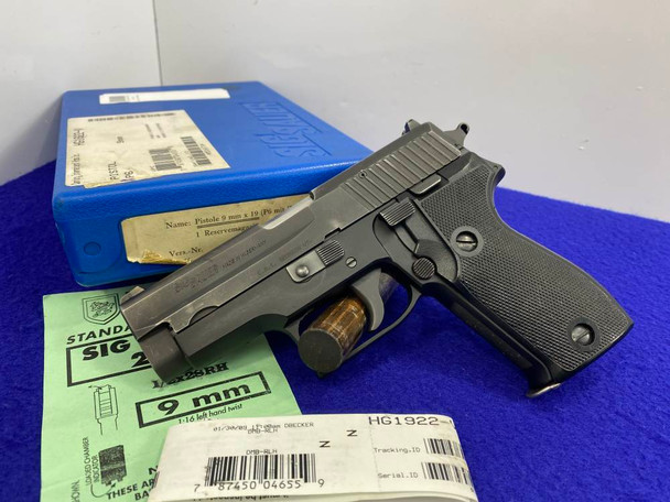 1983 Sig Sauer P6 9mm Blk 3.75" *SOUGHT AFTER WEST GERMANY POLICE MODEL*