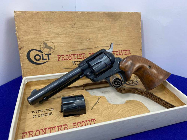1968 Colt SAA Frontier Scout .22LR Blue *EXCELLENT DUAL CYLINDER MODEL*