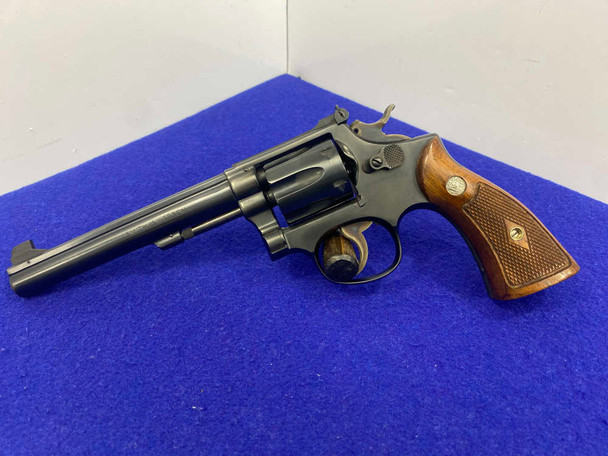 1950 Smith Wesson Pre-Model 14 .38 Spl Blue 6" *GORGEOUS CLASSIC REVOLVER*