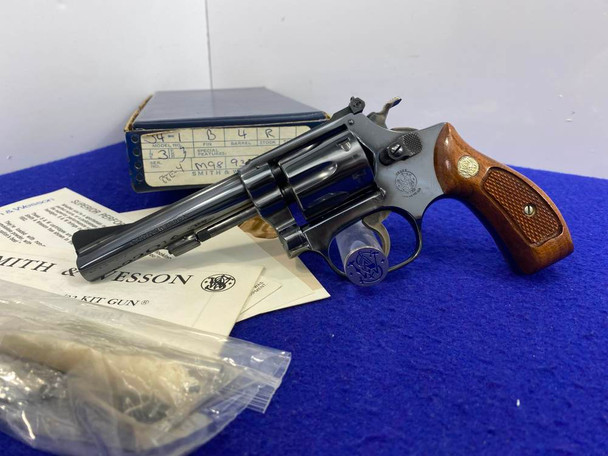 Smith Wesson 34-1 22 LR 4" Blued *PINNED AND RECESSED*