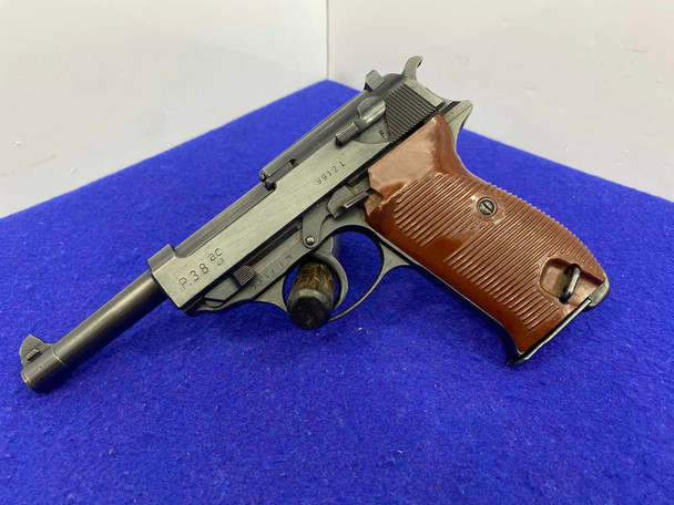1943 Walther "ac" P.38 9mm Blue 5" *ICONIC WORLD WAR II GERMAN PISTOL*