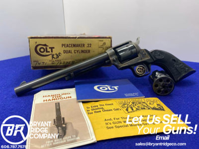 1975 Colt Peacemaker Buntline .22 LR CCH 7 1/2" *COLLECTIBLE "G-SERIES"*
