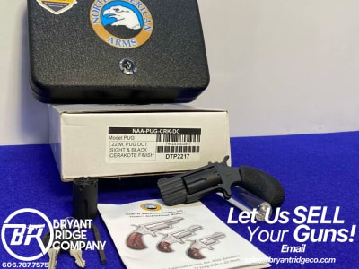 North American Arms PUG .22LR/Mag Black 1" *LIPSEY'S EXCLUSIVE CONVERTIBLE*