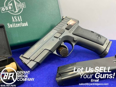 ASAI One Pro .45 Acp 3 3/4" Black *EXCELLENT SWISS-MADE SEMI-AUTO PISTOL*