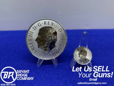 (1) 2023 British Royal Mint *SILVER Bull of Clarence* -10 Troy Ounce- 