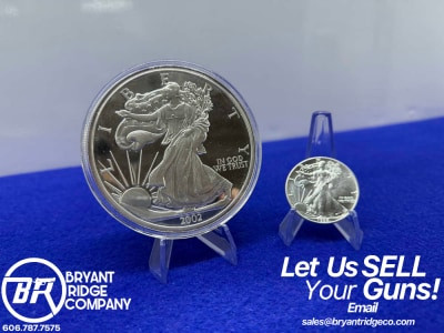 (1) 2002 Silver Eagle -12 Troy Ounces- .999 FINE SILVER *1 Troy Pound*