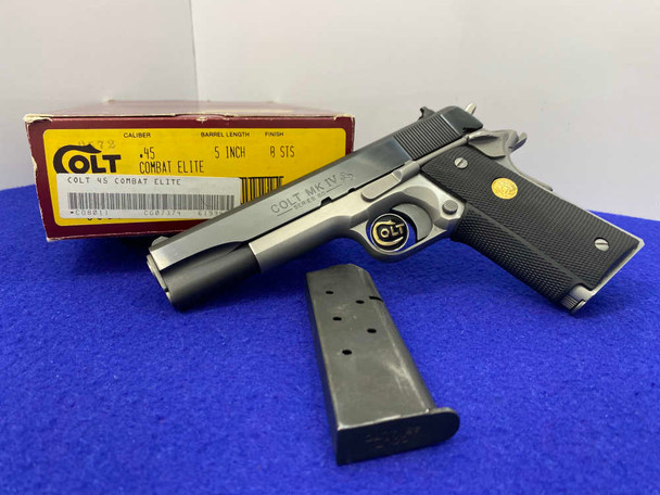 1987 Colt MK IV Series 80 Combat Elite .45 ACP *SECOND YEAR OF PRODUCTION*