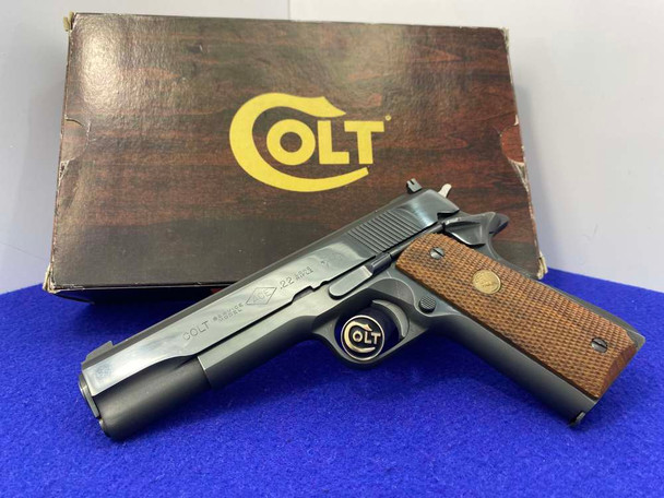 Colt Service Model Ace .22 LR Blue 4 3/4" *OUTSTANDING POST-WAR MODEL*