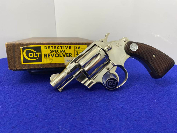 Colt Detective Special .38 Spl Nickel 2" *CLASSIC DOUBLE-ACTION COLT*