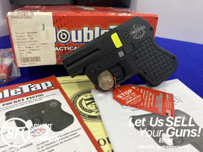 DoubleTap Defence LLC. DoubleTap 9mm Black 3" *SMALL LIGHTWEIGHT DERRINGER*