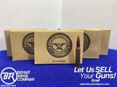 Talon/CMP Mfg. 97 Rds of .30-06 FMJ Ball *GREAT RIFLE AMMUNITION*