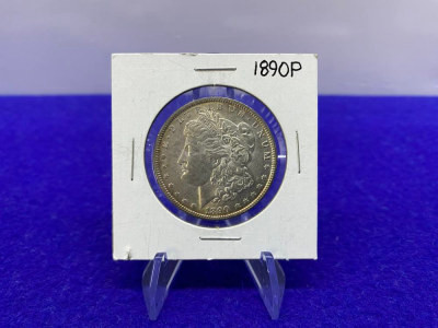 1890 Morgan SILVER Dollar -Philadelphia Mint- SOUGHT AFTER U.S. SILVER-