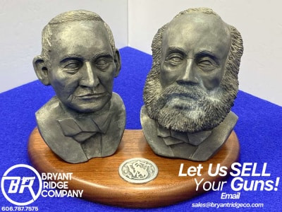 Collectible Horace Smith & Daniel Wesson Busts *SET 04/50 MADE*