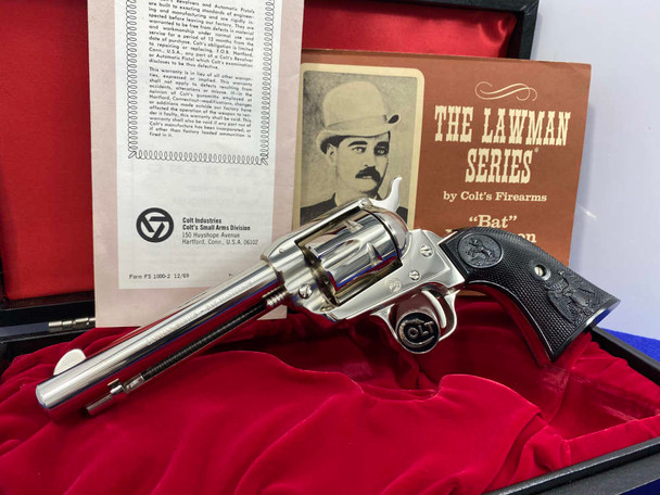 1967 Colt Single Action Scout *THE LAWMAN SERIES* -BAT MASTERSON- 1/2