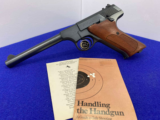 1977 Colt Huntsman .22LR Blue 6" *COVETED WOODSMAN VARIANT* Excellent Piece