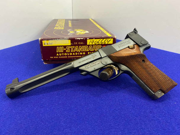 High Standard Supermatic Trophy 106 Military 22LR *PERFECT PLINKING PISTOL*