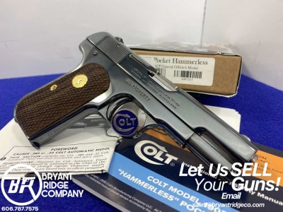 Colt 1903 Pocket Hammerless .32 ACP *GENERAL OFFICERS PISTOL-ROYAL BLUE* 