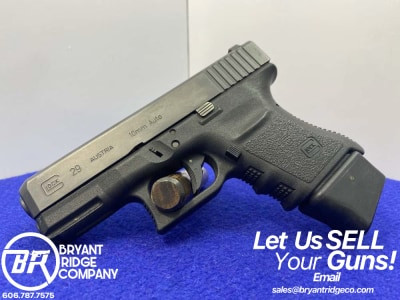 Glock 29 SF Gen 3 10mm Auto Black 3.78" *POWERFUL SUBCOMPACT HANDGUN*