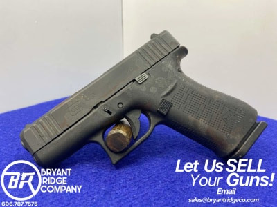 Glock 43X 9mm Black 3.41" *ULTRA RELIABLE SLIMLINE COMPACT HANDGUN*
