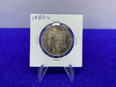 1880 Morgan SILVER Dollar -San Fransisco Mint- EXCEPTIONAL CONDITION