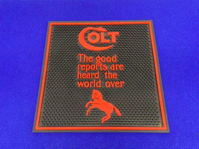 COLT Rubber Counter Mat /Dealer Display *FACTORY ORIGINAL*