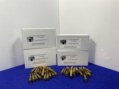 Reed’s .219 Zipper Ammunition 4 Boxes Mixed Loads *RARE CUSTOM AMMO* 