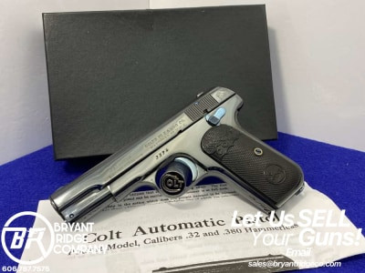 1909 Colt 1908 Pocket Hammerless .380 ACP *EARLY TYPE II EXAMPLE*