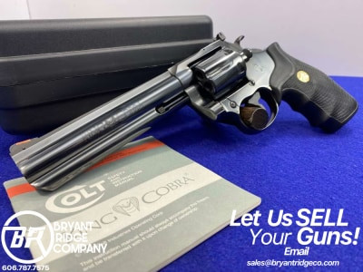 1991 Colt King Cobra .357 Mag Blue 6" *RARE & DESIRABLE ROYAL BLUE MODEL*