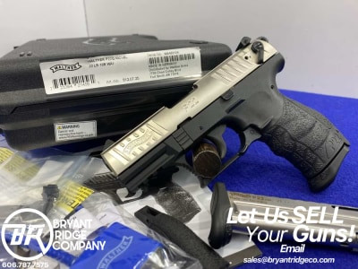  Walther P22 .22 LR Nickel 3.42" *EXCELLENT GERMAN MADE PISTOL*