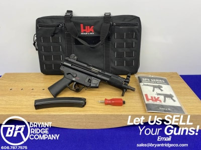 Heckler & Koch SP5 K-PDW 9mm 6" Black *EXCELLENT CIVILIAN MODEL OF THE MP5*