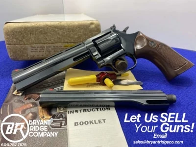 Dan Wesson 15-2VH .357 Mag Blue 6'" *AMAZING DOUBLE/SINGLE-ACTION REVOLVER*