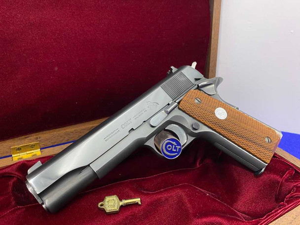 SCARCE- Colt Combat Government 45ACP Blue 5" *LAST YEAR PRODUCTION EXAMPLE*