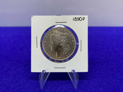 1890 Morgan SILVER Dollar -Philadelphia Mint- SOUGHT AFTER 90% SILVER COIN