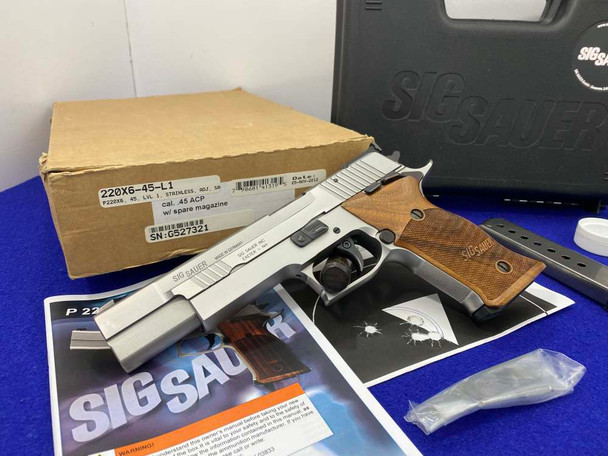 2012 Sig Sauer P220 X6 Level 1 45ACP Stainless 6" *HIGH-QUALITY SIG PISTOL*