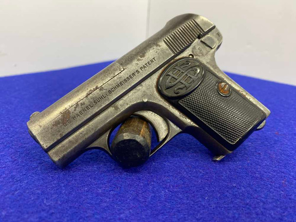 C.G. Haenel Modell I Schmeisser .25 ACP Blue *SIMILAR TO THE BABY BROWNING*