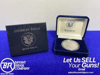 (1) 2000 American Silver Eagle *1oz FINE SILVER* Original Display Case MINT-GID1161870855