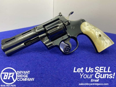 -VINTAGE- 1976 Colt Python .357 Mag Blue 4" *CLASSIC SNAKE SERIES REVOLVER*