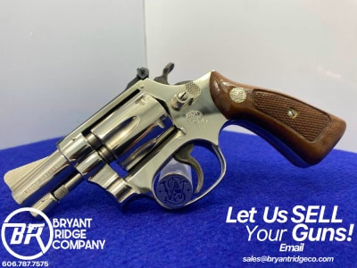 1981 Smith Wesson 34-1 .22 LR Nickel *AMAZING MODEL OF 1953 .22/32 KIT GUN*-GID1160666012