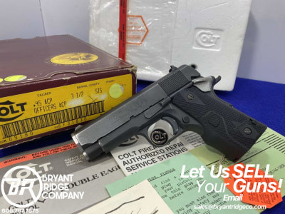 1987 Colt Officers ACP .45ACP Blued 3.5" *TWO-TONE STAINLESS ACCENTS*