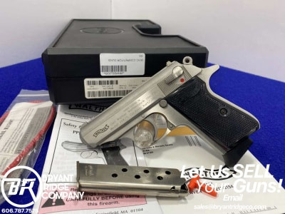 Walther PPK/S .380ACP Stainless 3.3" *BEAUTIFUL NEW GEN STAINLESS WALTHER*