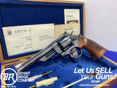 Smith Wesson 27-2 Blued 6" *BEAUTIFUL PINNED AND RECESSED MODEL* 3T's