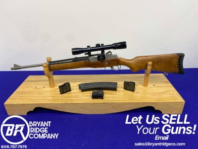 1989 Ruger Mini 14 .223 Rem Stainless 18.5**INCREDIBLE SEMI-AUTOMATIC RIFLE*