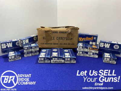 700 (Rds) Smith Wesson .45, .44, .38, .380, and 9mm *EXCELLENT AMMUNITION*