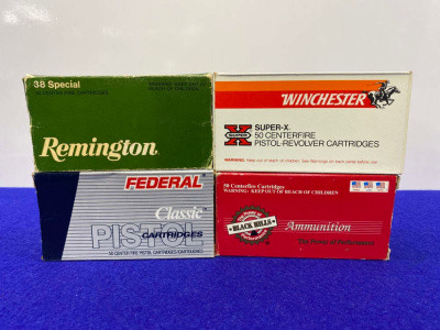 Winchester/Federal/Black Hills/Remington .38 Spl *PISTOL/REVOLVER AMMO*