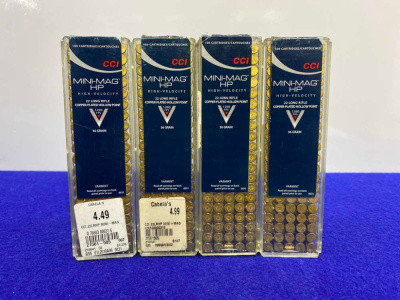 CCI Mini-Mag HP High Velocity .22LR 400Rds *EXCELLENT VARMINT AMMUNITION*-GID1162090214