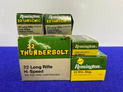 Remington .22 Long Rifle /Short /Win Mag *EXCELLENT REMINGTON VARMINT LOT*-GID1162090693