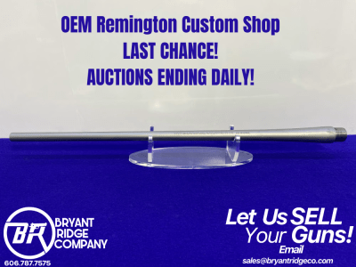 *OEM REMINGTON CUSTOM SHOP* .338 Win Mag 24" Sport Stainless Barrel