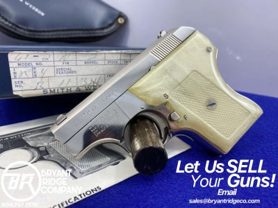 1970 Smith Wesson 61-2 .22 LR 2 " *RARE & DESIRABLE NICKEL FINISH MODEL*