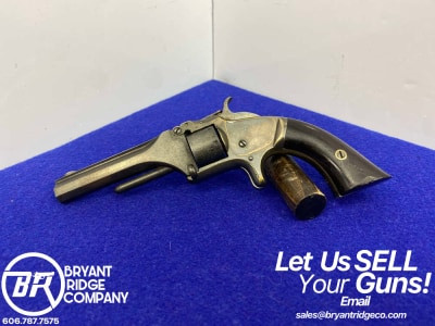 Smith Wesson Model 1 .22 Rimfire Blued 3 1/4" *FANTASTIC 2ND ISSUE MODEL*-GID1163470801