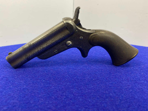 Sharps & Hankins 3B .32 RF Blue 3.5" *ANTIQUE 4-BARREL "PEPPERBOX" PISTOL*